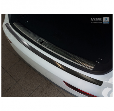 Protector De Paragolpes Acero Inox Negro Audi Q5 2017- 'Ribs'